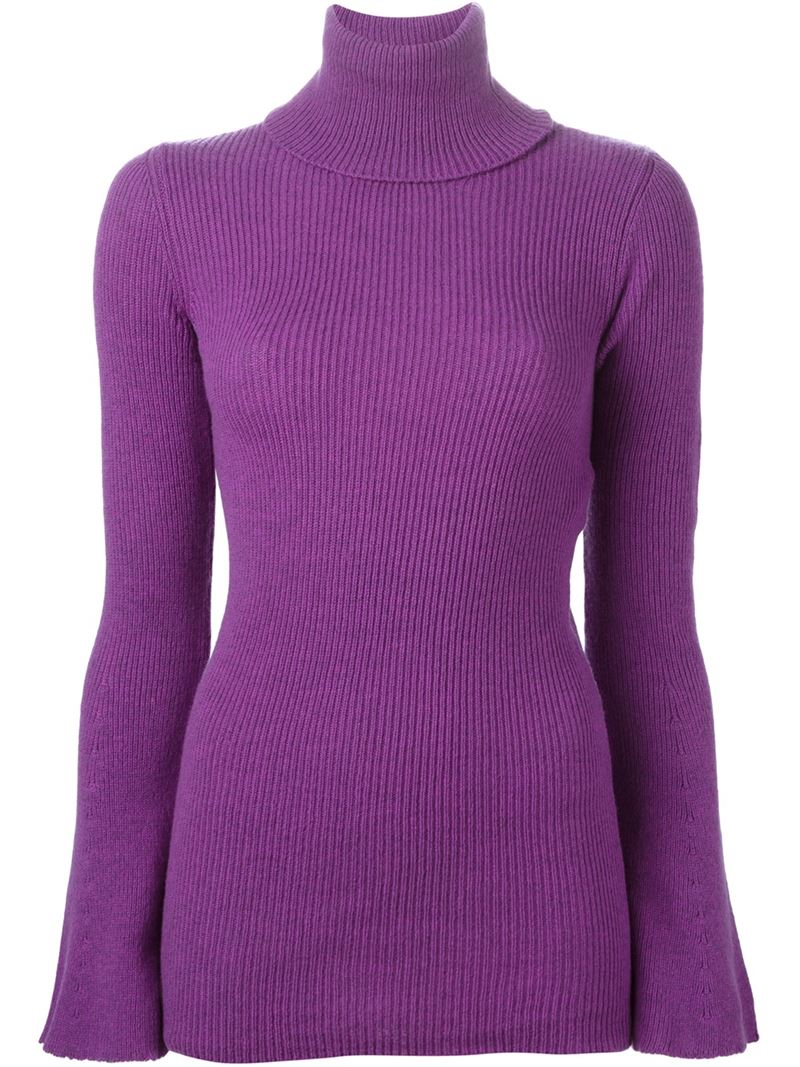 Lyst - Stella Mccartney Ribbed Sweater in Pink