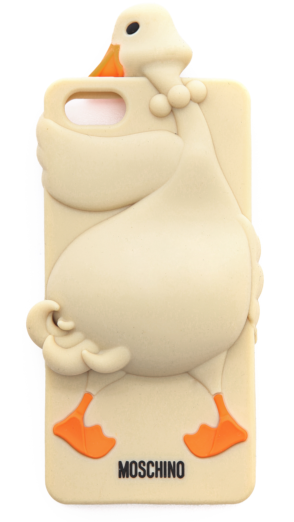 Moschino Duck Iphone 5 Case Beige in Natural | Lyst