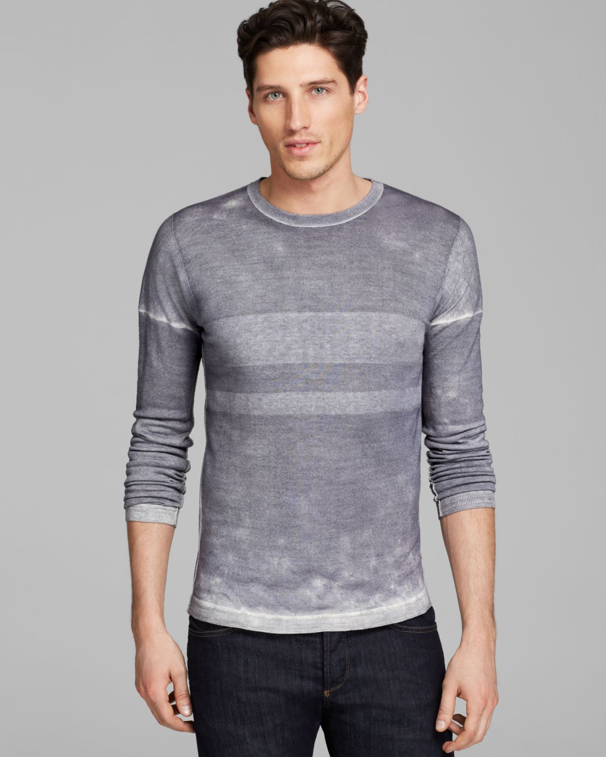 Lyst - Elie Tahari Drake Magic Wash Sweater in Gray for Men