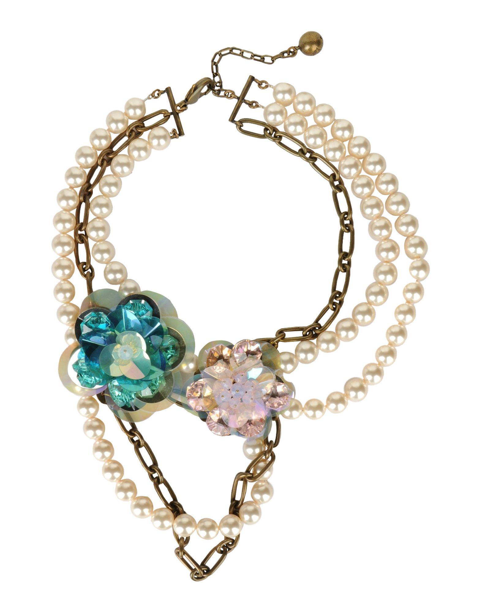 Lanvin Necklace in Multicolor (Ivory) | Lyst