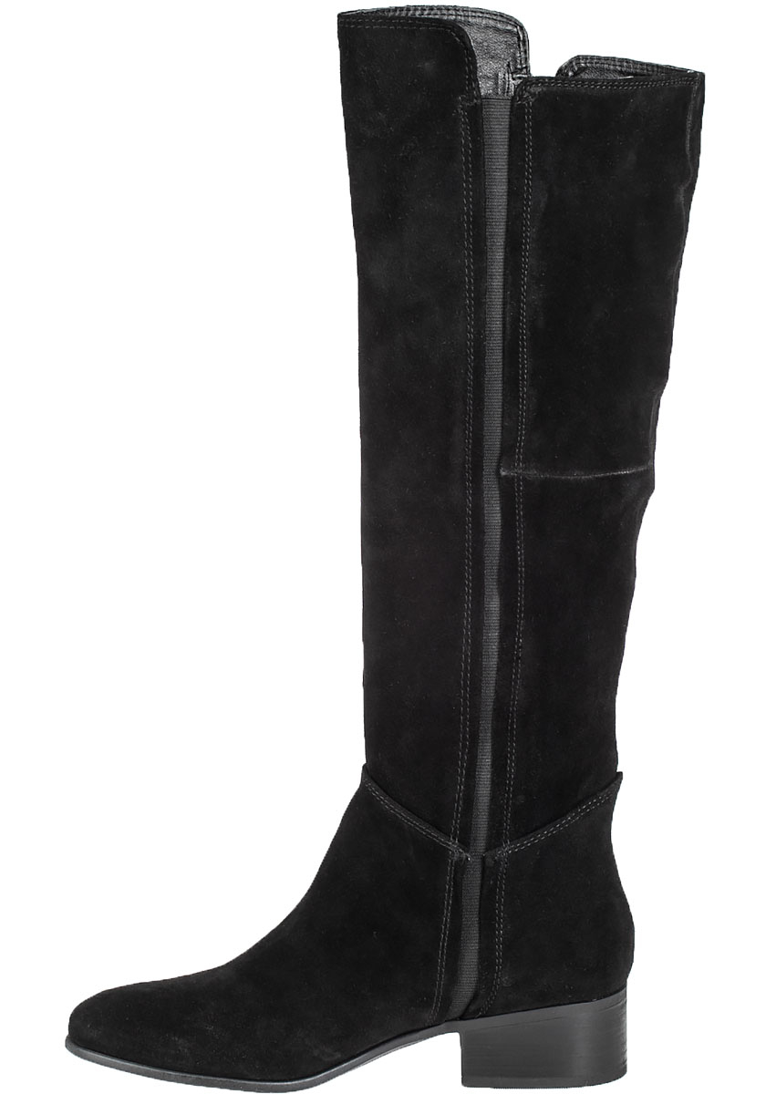 Lyst - Steve madden Pullon Suede Boots in Black