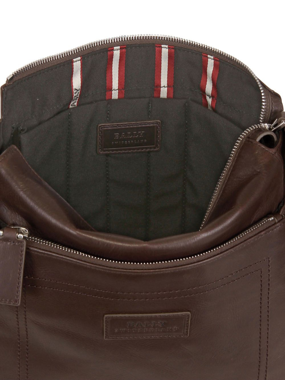 Bally Leather Crossbody Bag in Brown Lyst