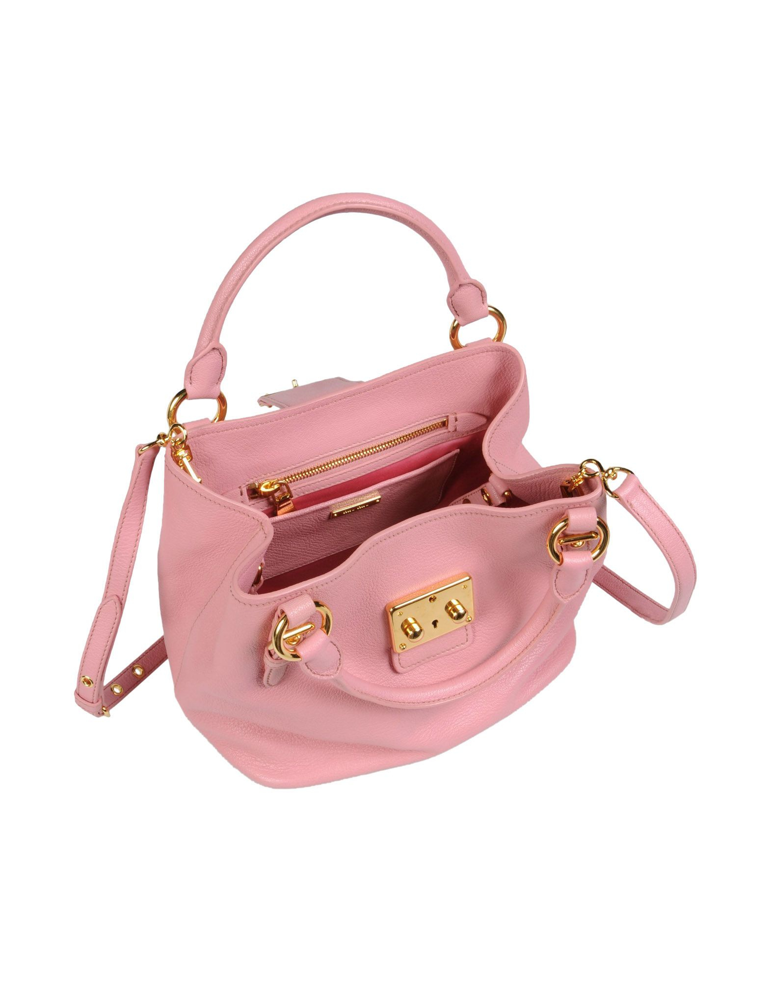 Miu miu Handbag in Pink | Lyst