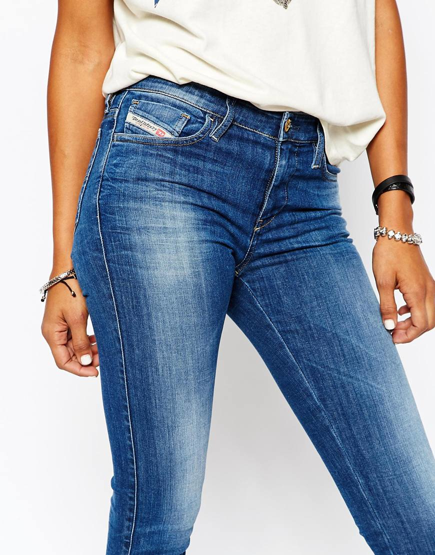 light wash mid rise jeans