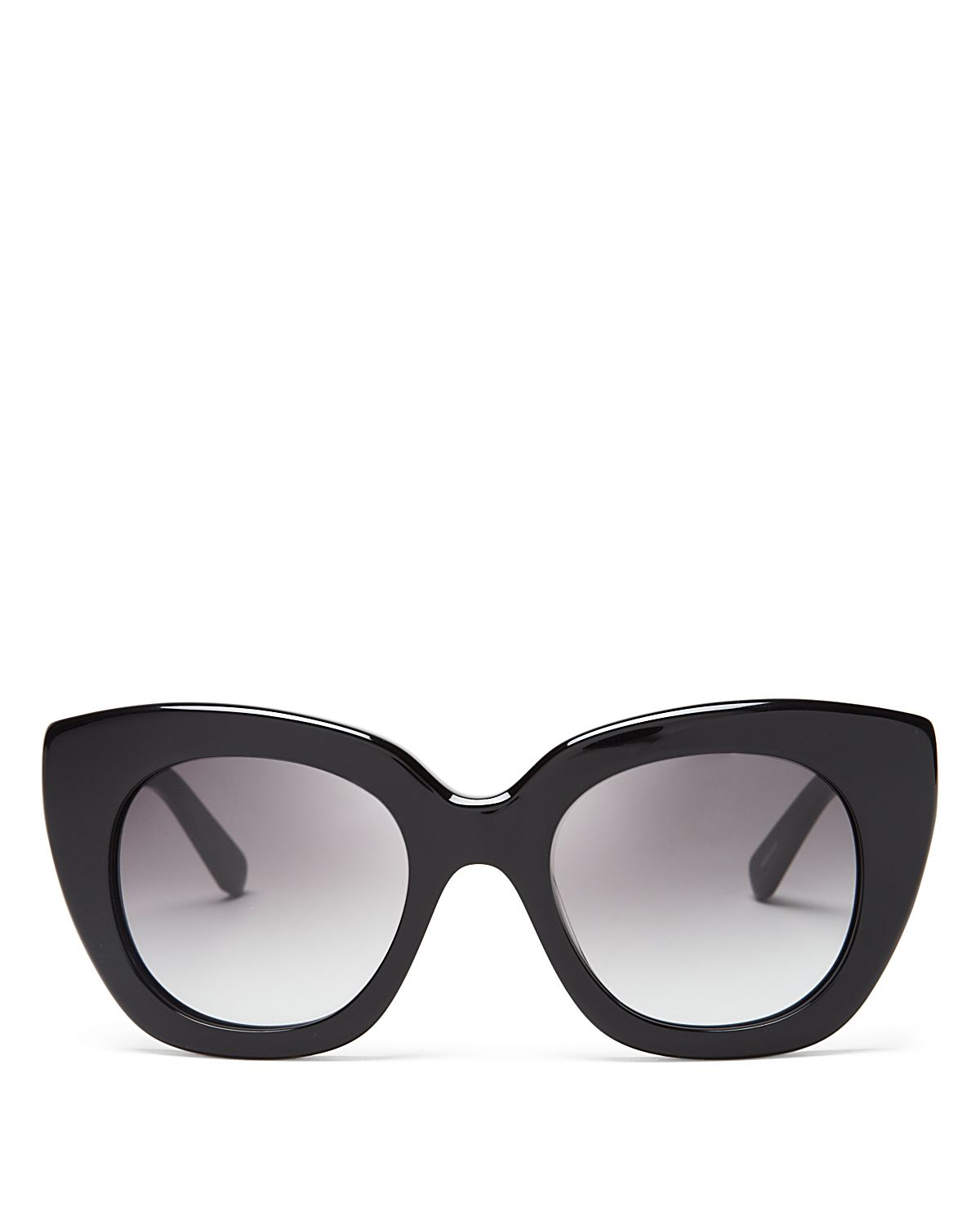 Kate spade Narelle Oversize Thick Rim Cat Eye Sunglasses, 51mm in Black ...