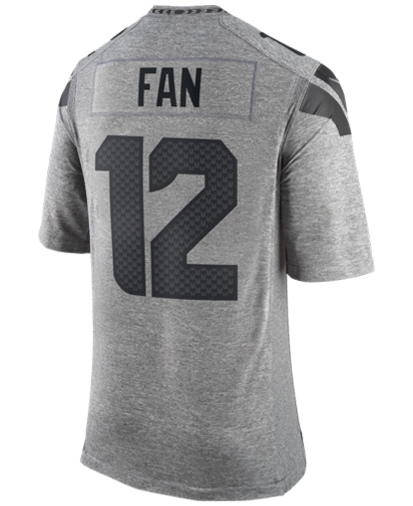 black and grey seahawks jersey