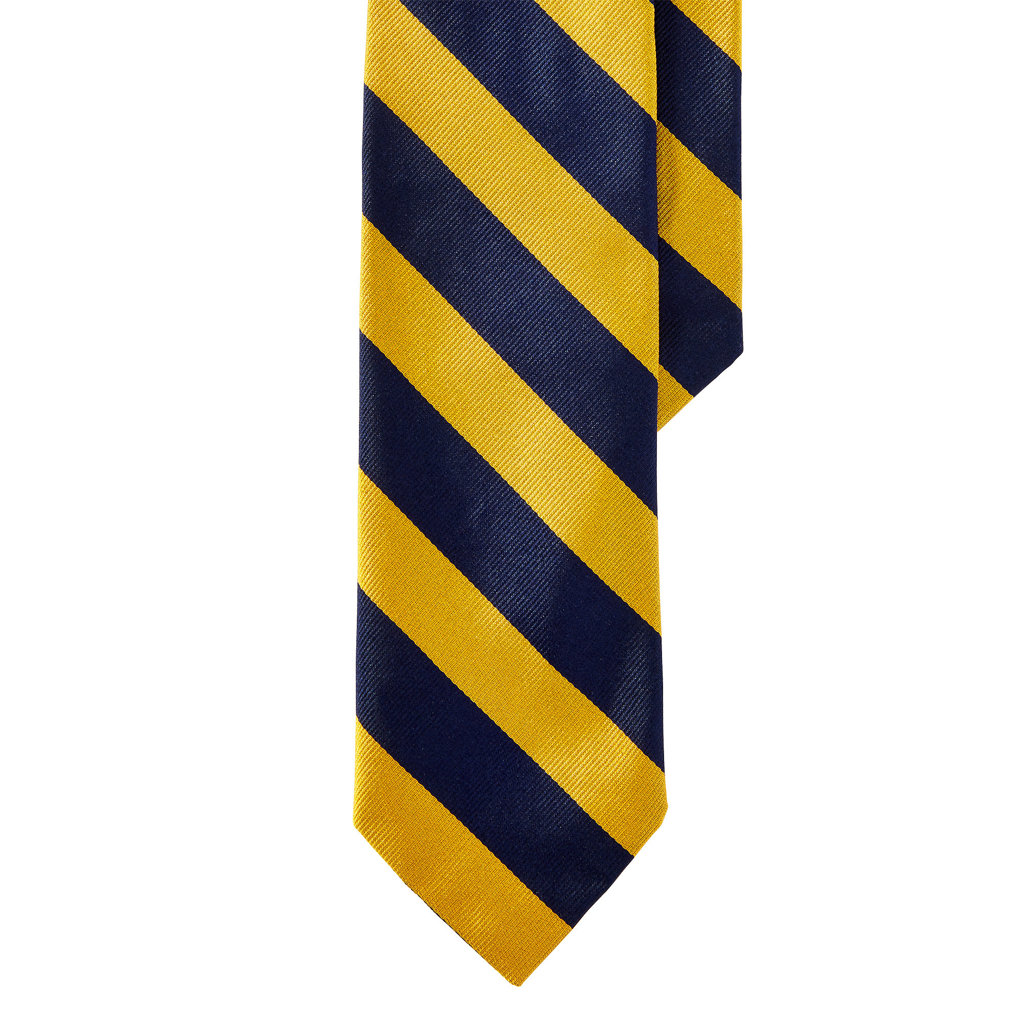 Lyst Polo Ralph Lauren Striped Silk Repp Tie in Yellow for Men