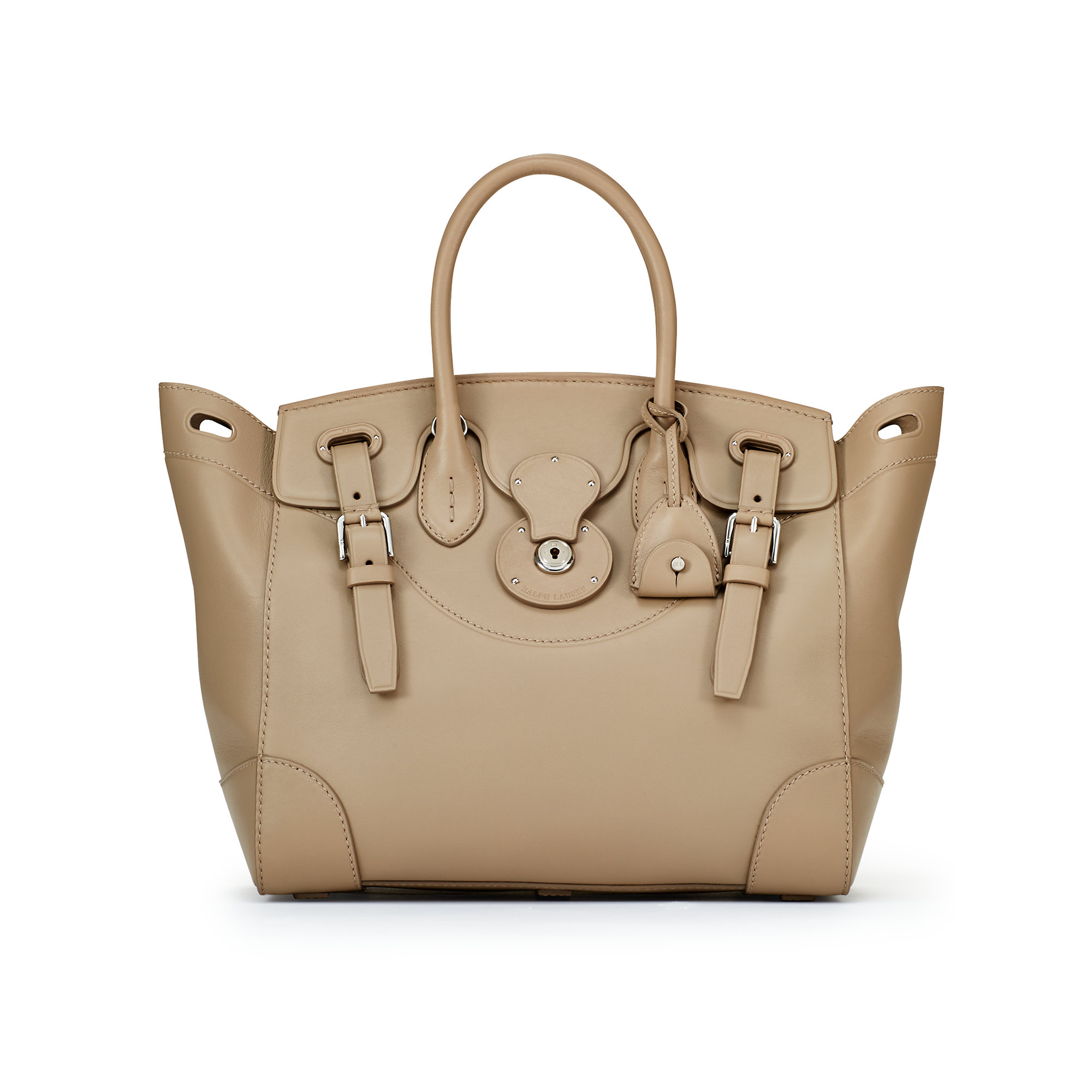 Lyst Ralph Lauren Soft Ricky Bag In Gray Gallery Women S Ralph Lauren Ricky