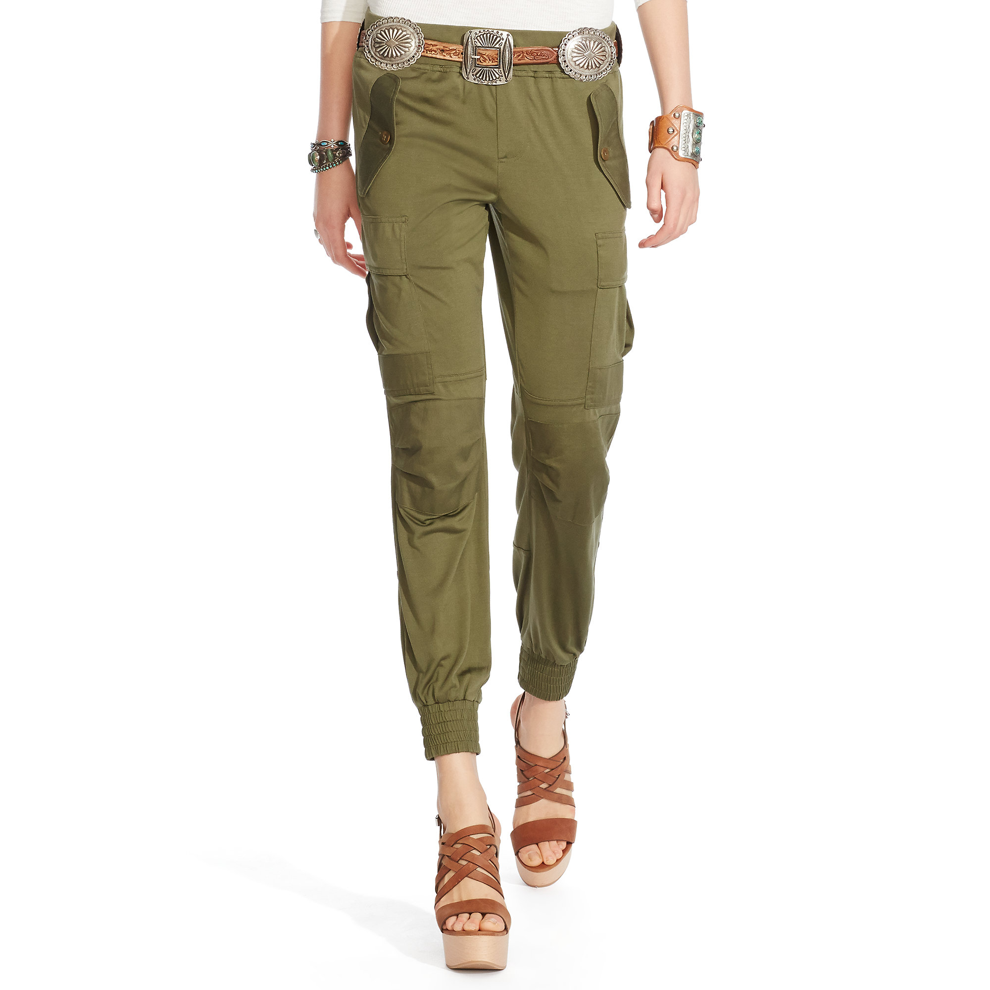 cargo pants with polo shirt