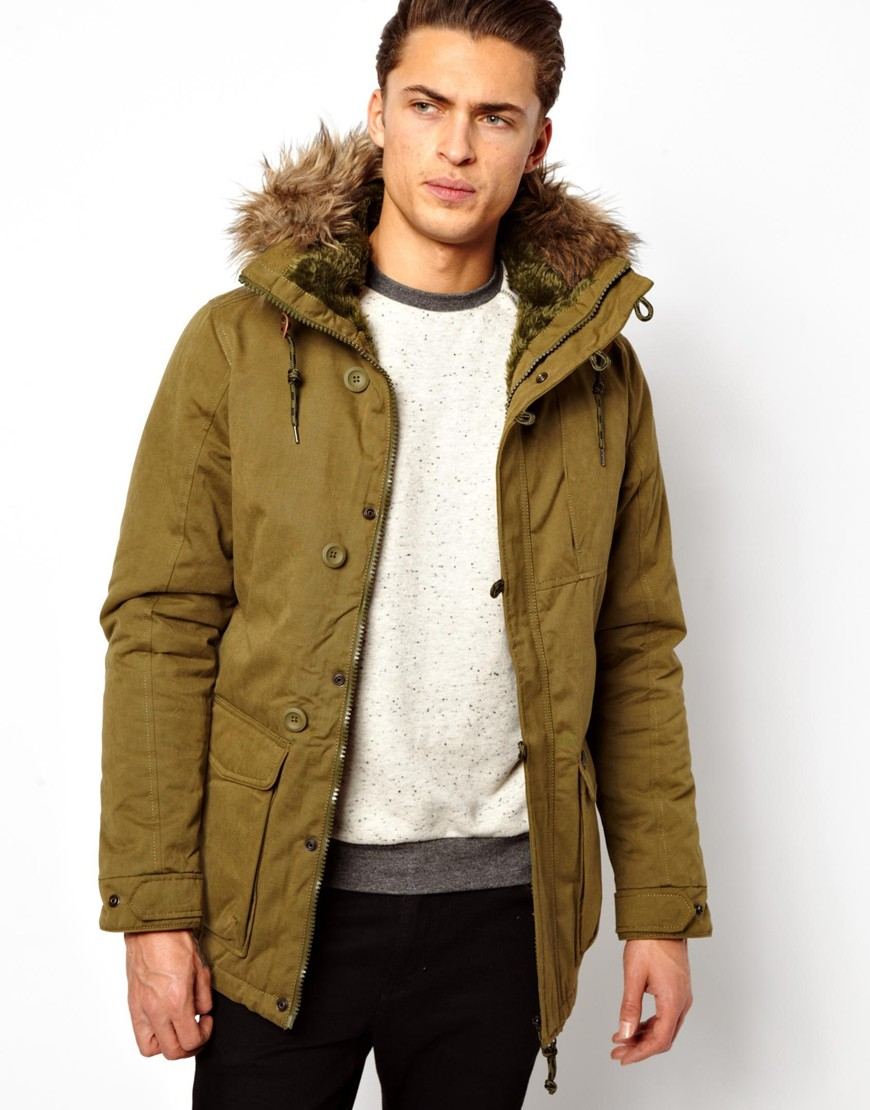 Pull bear iParkai Jacket in Green for iMeni Lyst