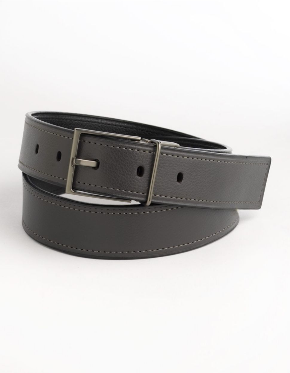 Lyst Calvin Klein Reversible Leather Belt in Gray for Men