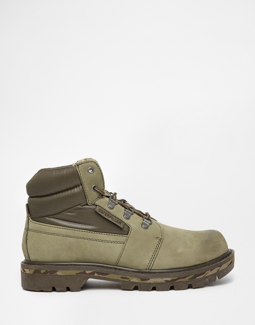 Lyst Caterpillar Caterpillar Junction Boots in Green for Men