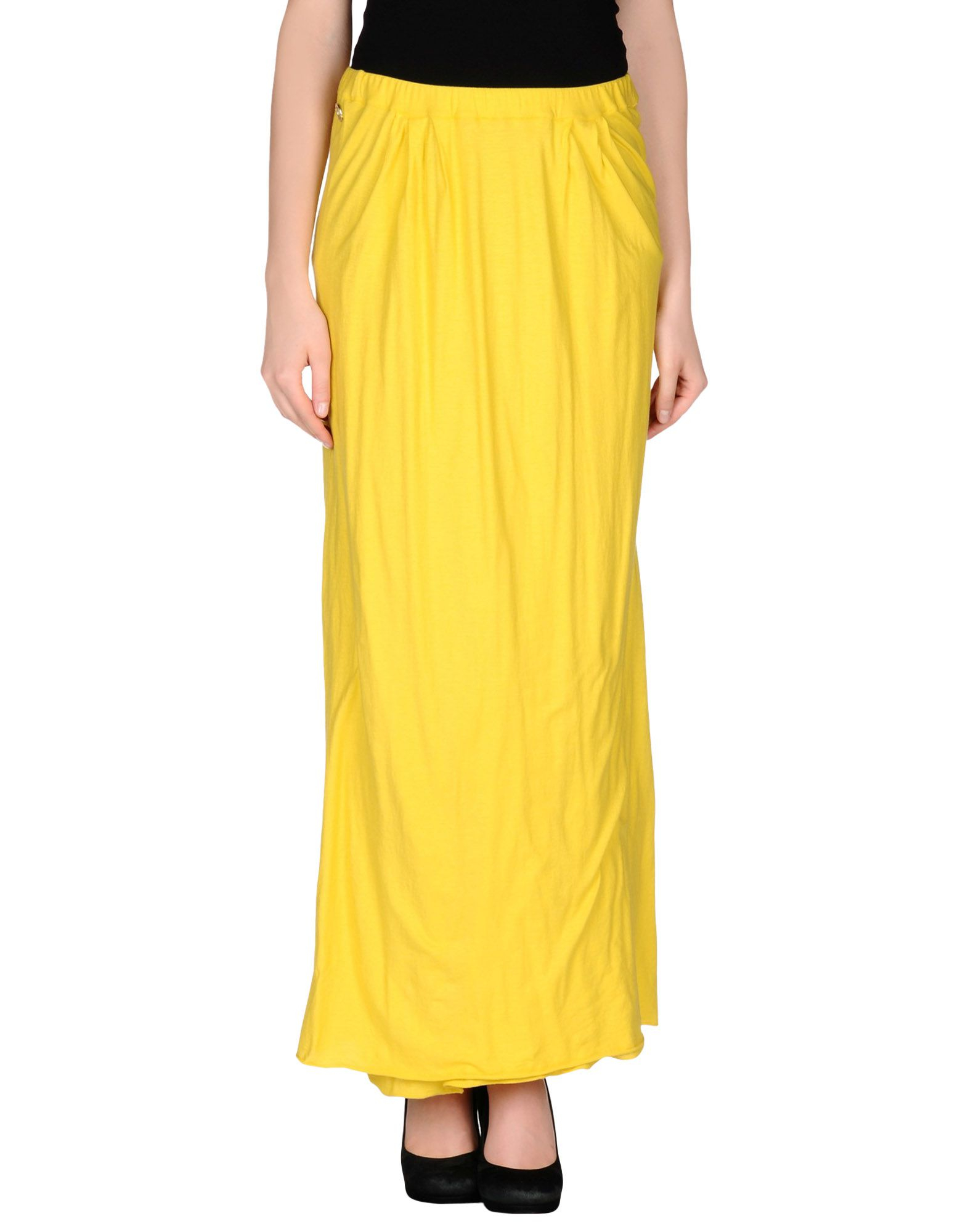 Lyst Manila Grace Long Skirt in Yellow