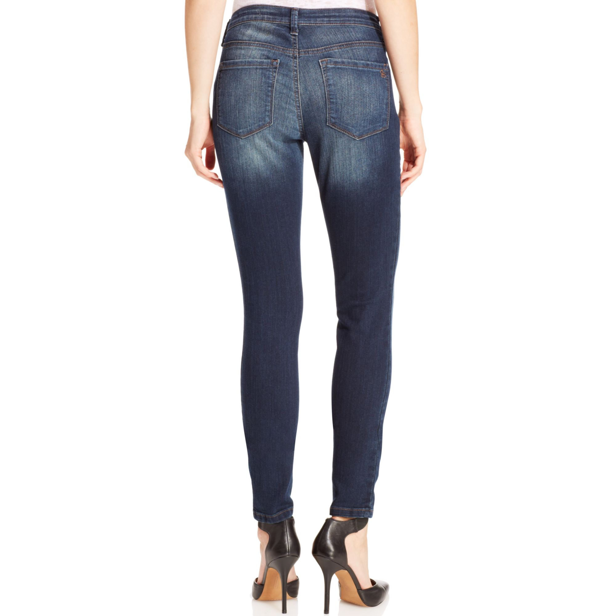 Jessica simpson Kiss Me Super Skinny Jeans in Blue | Lyst