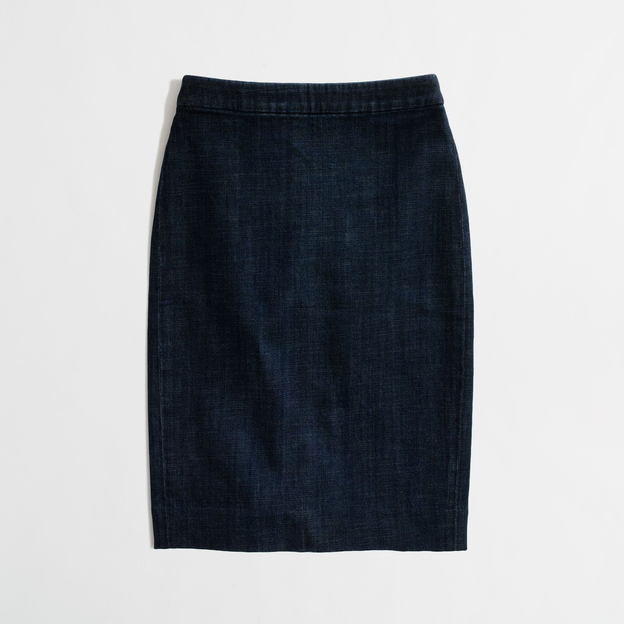 J.crew Factory Pencil Skirt in Denim in Blue Lyst