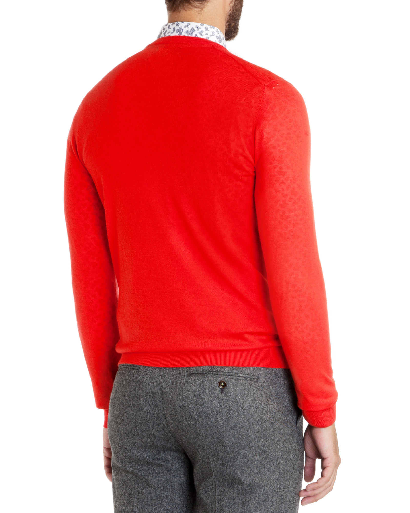 v neck merino jumper