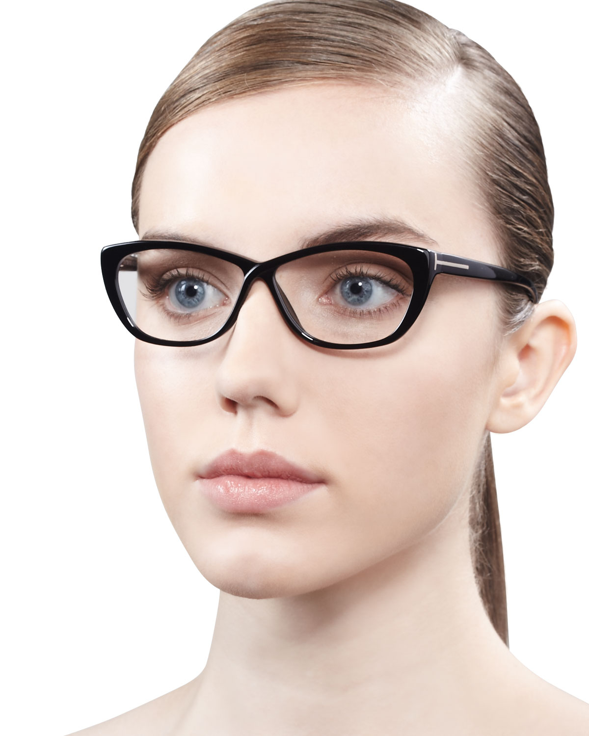 Tom Ford Crossover Cat Eye Fashion Glasses In Black Lyst
