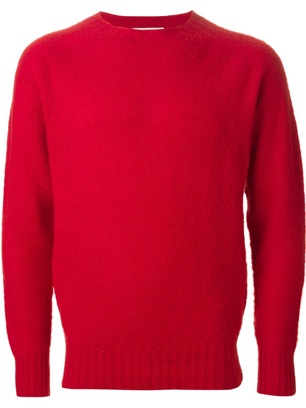 Lyst - YMC Crew Neck Sweater in Red for Men