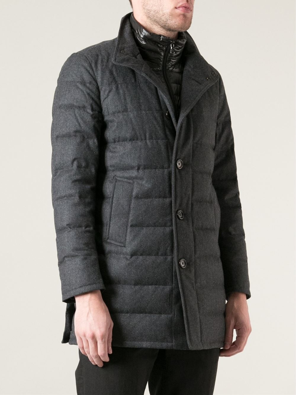 Lyst - Moncler Vallier Jacket in Gray for Men
