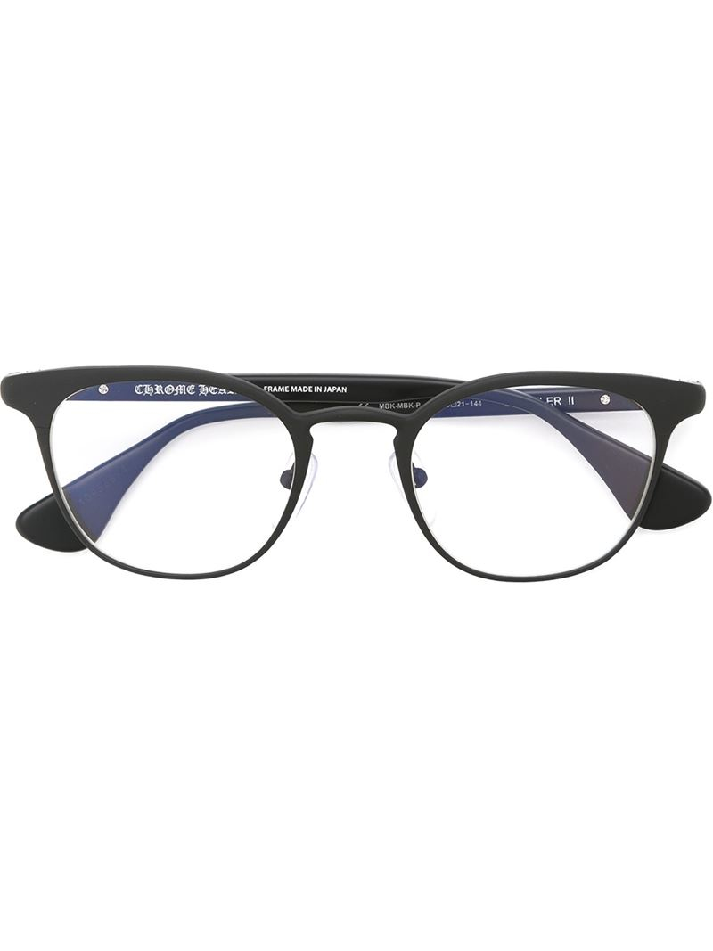 Chrome hearts 'growler Iii' Glasses in Black for Men | Lyst