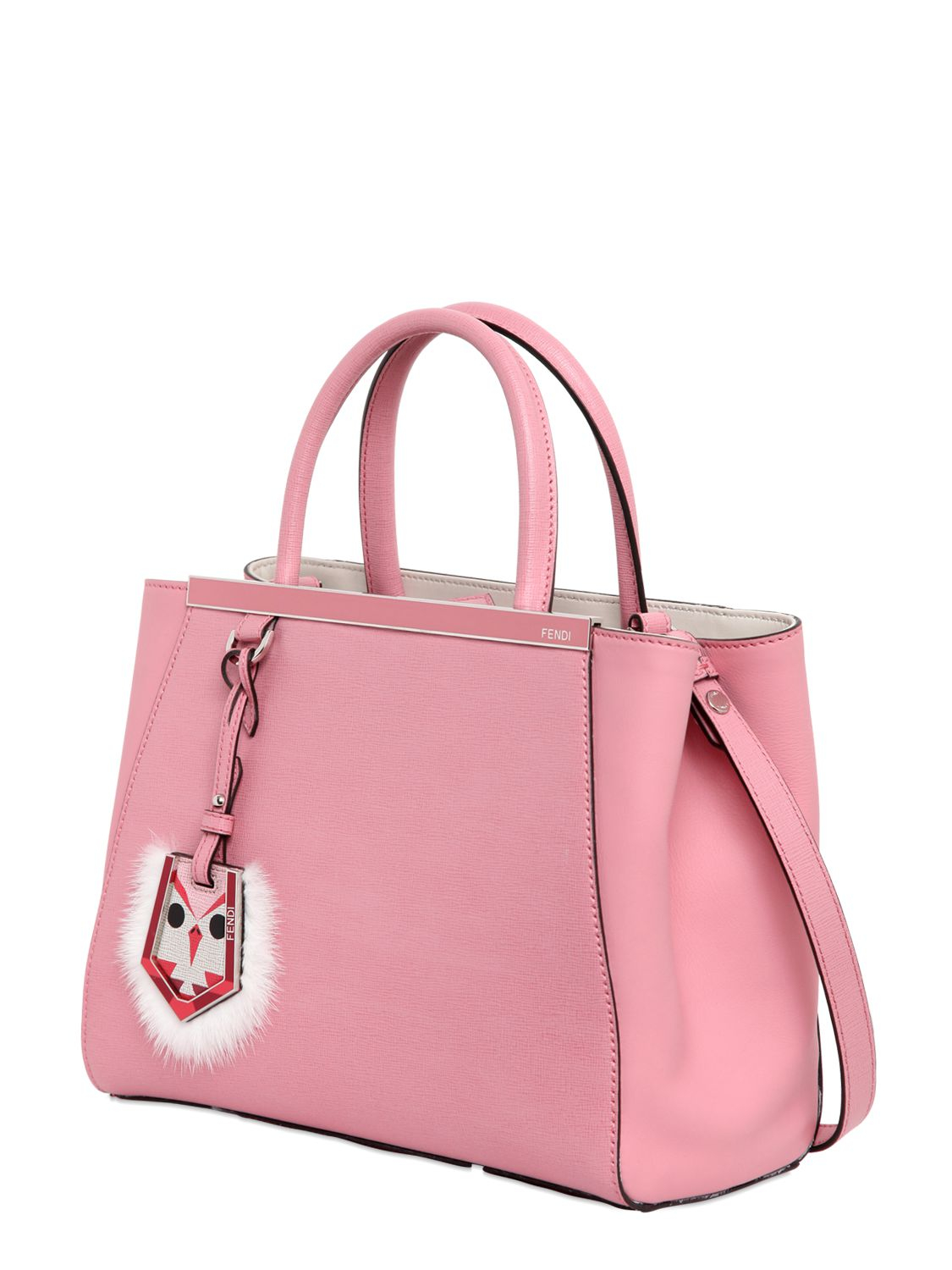 Lyst - Fendi Mini 2Jours Bag With Bird Detailing in Pink