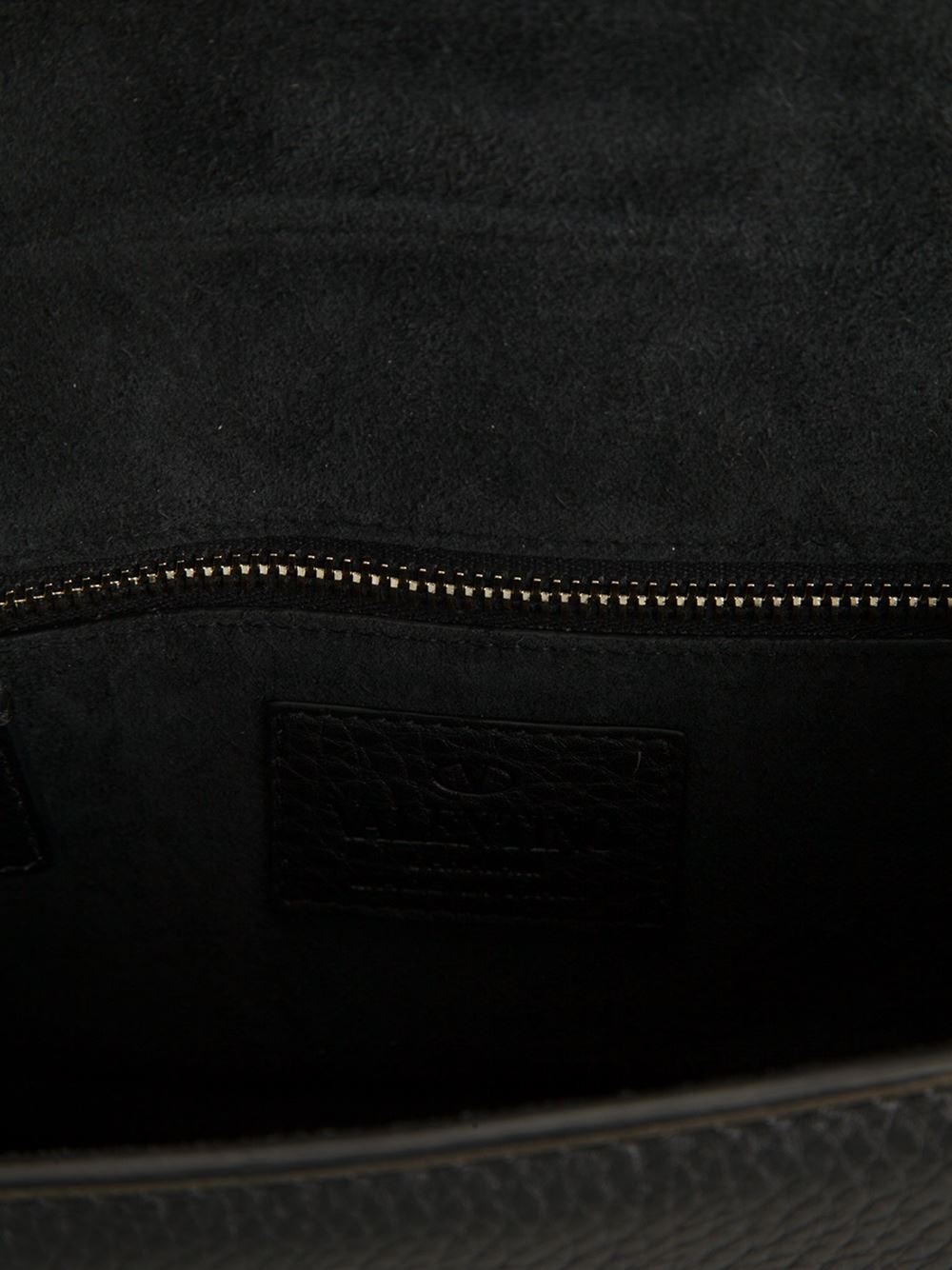 Lyst - Valentino Medium Glam Lock Shoulder Bag in Black