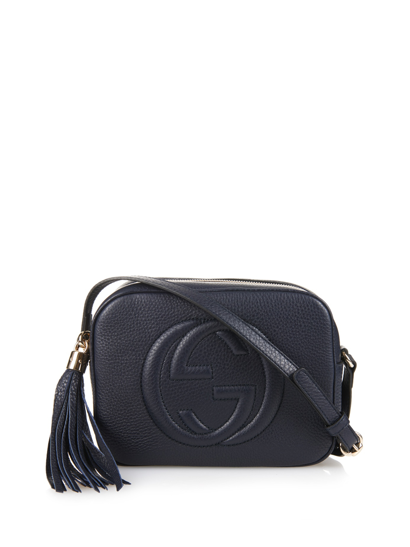Gucci Soho Leather Cross-body Bag in Black - Lyst
