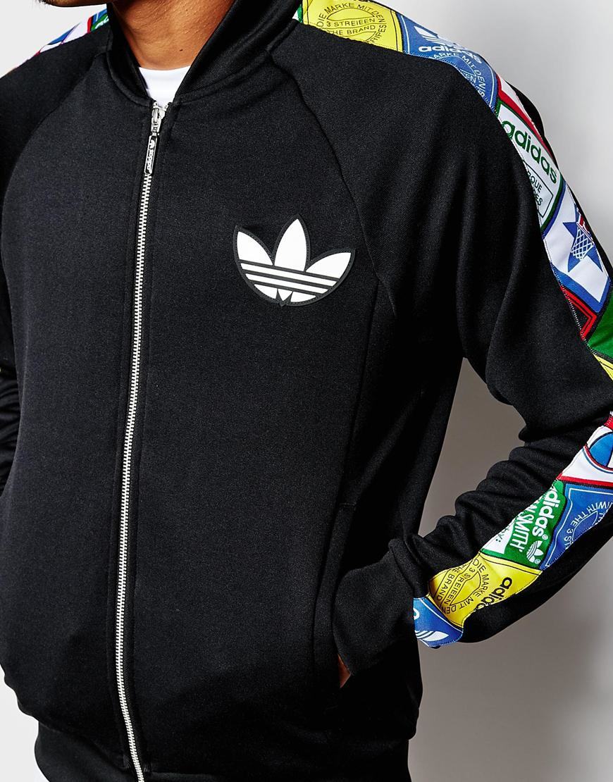 adidas superstar track top black gold adidas superstar track top black gold