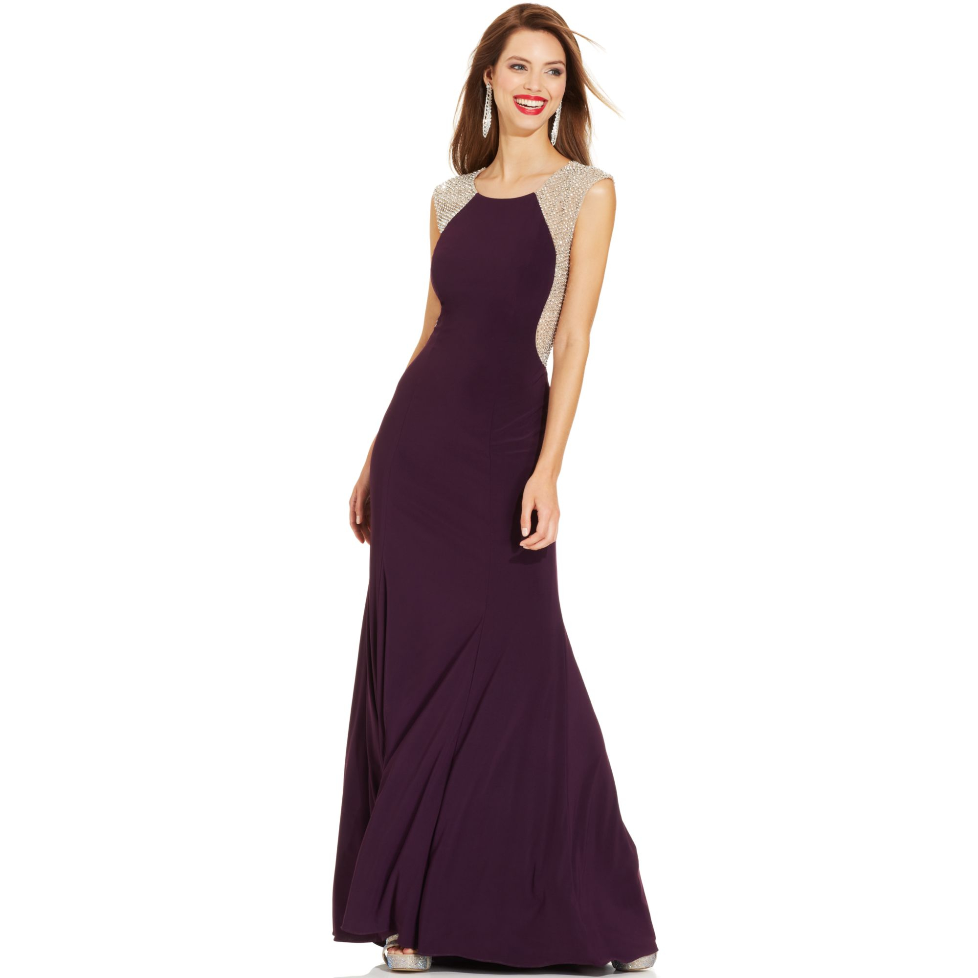 Xscape Purple Dress