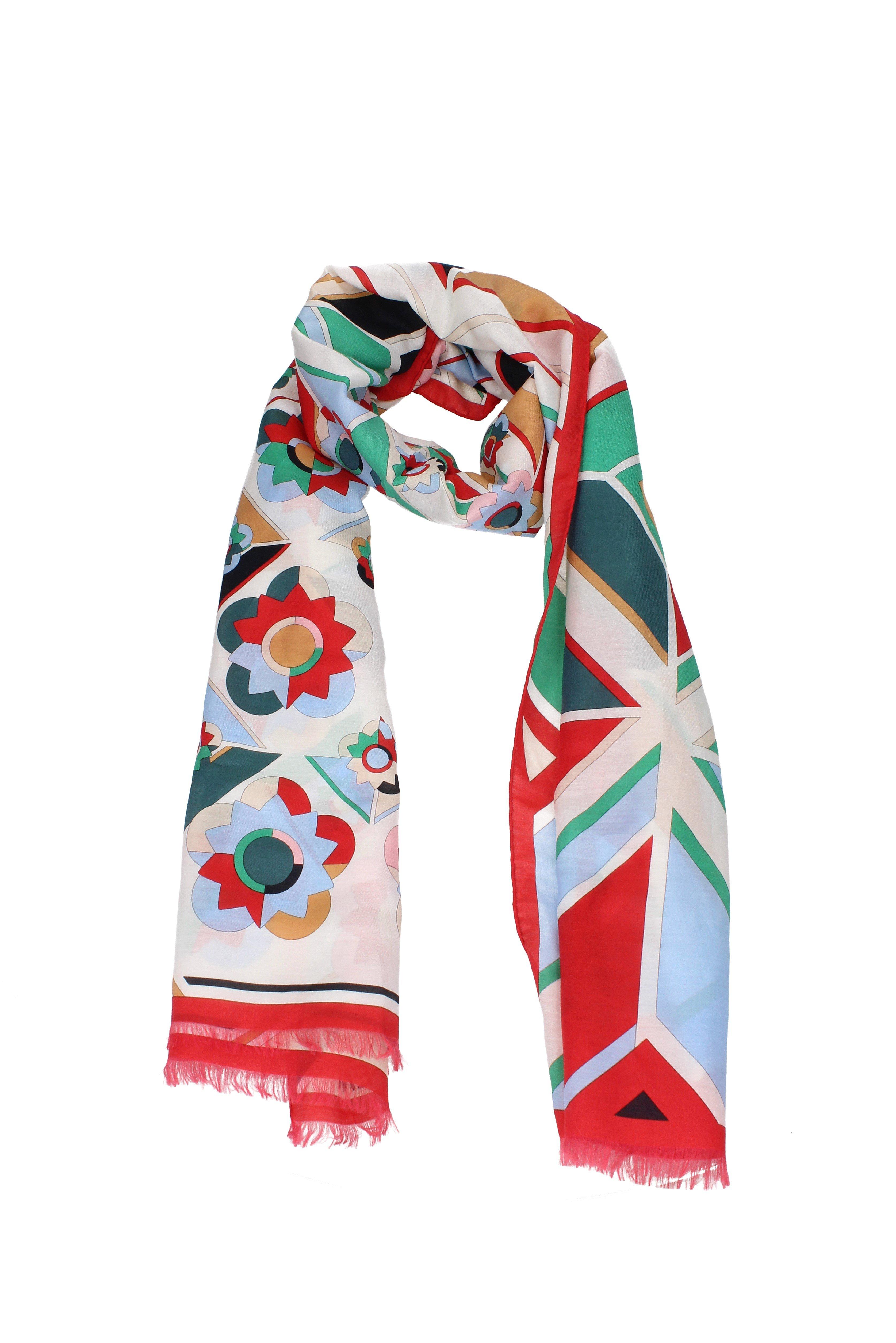 Fendi Foulard Women Multicolor in Red - Lyst