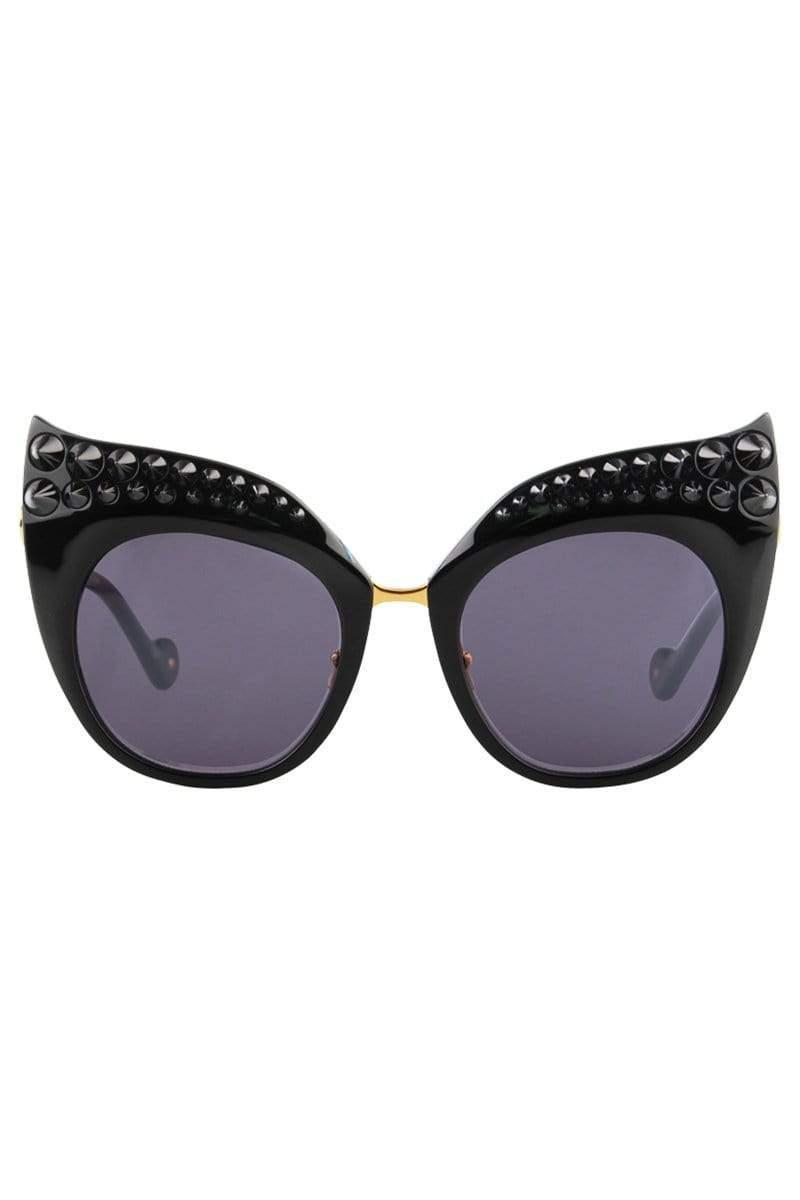Anna Karin Karlsson Black Moon Sunglasses in Black - Lyst