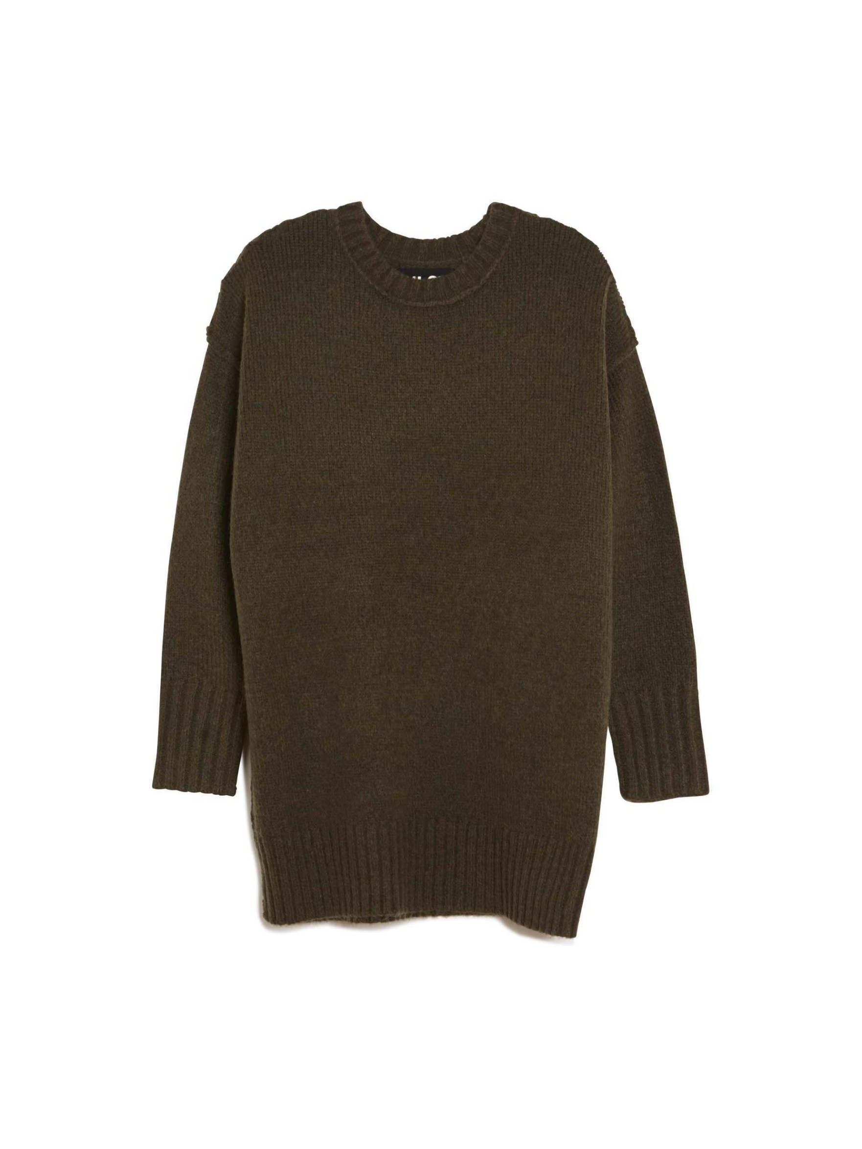 Nlst Oversize Crew Neck Sweater in Green (Olive Drab) | Lyst