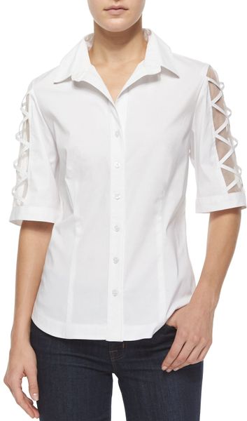 finley white blouse