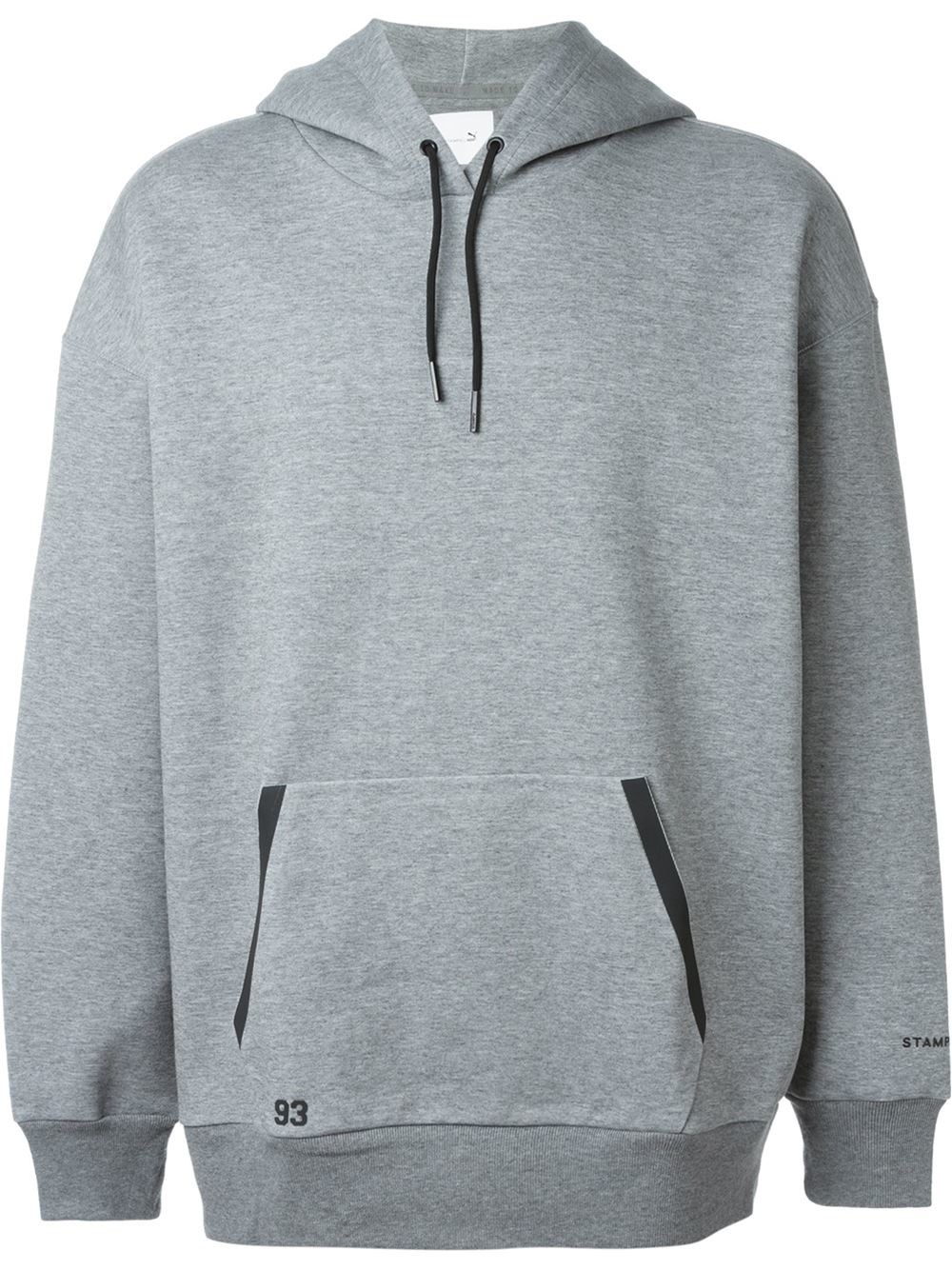 Puma Kangaroo Pocket Hoodie in Gray for Men | Lyst