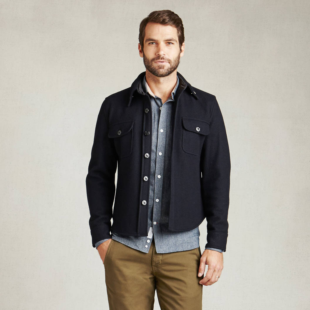 Gerald & stewart Cpo Jacket in Blue for Men (navy) | Lyst