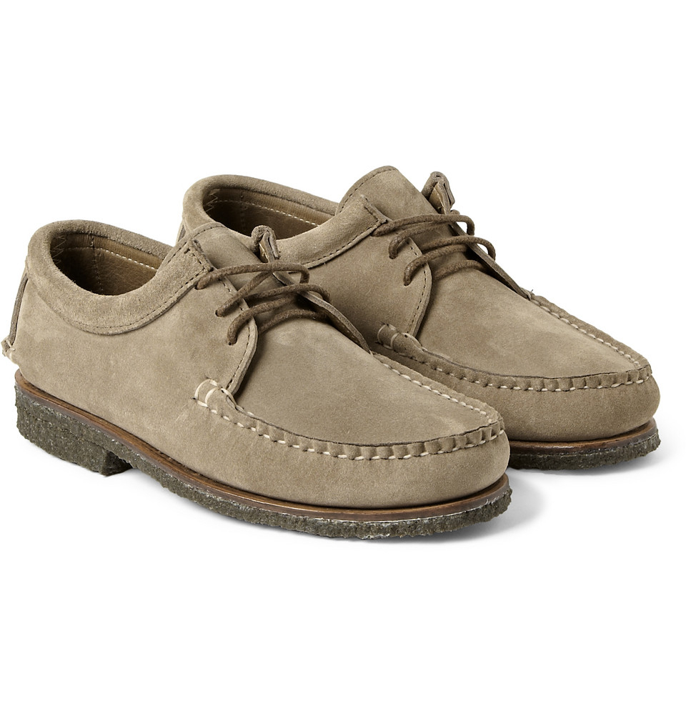 Lyst - Quoddy Tukabuk Crepe-Sole Suede Moccasins in Natural for Men
