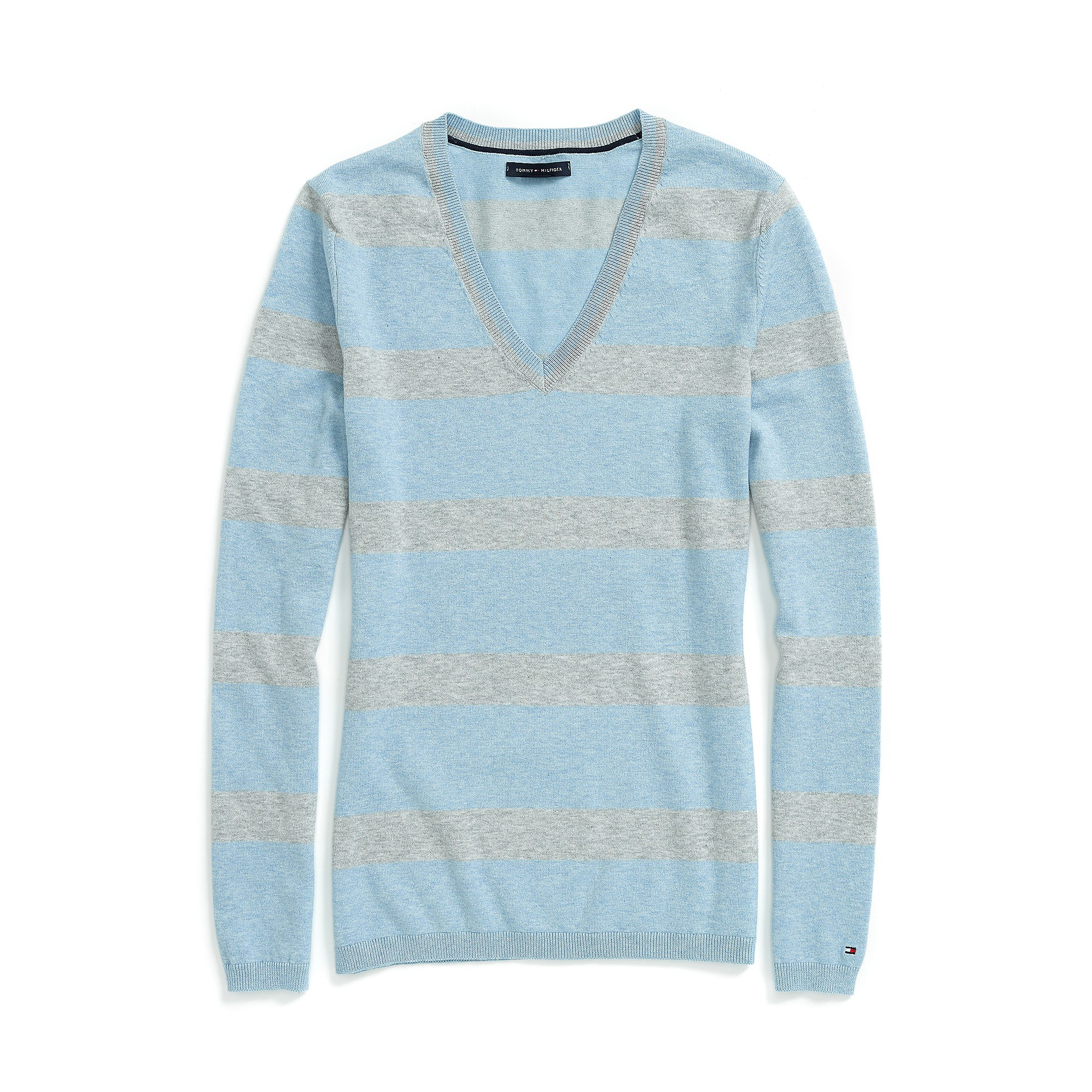 Tommy Hilfiger Classic Rugby Stripe Sweater in Blue (BLUE BELL HEATHER ...
