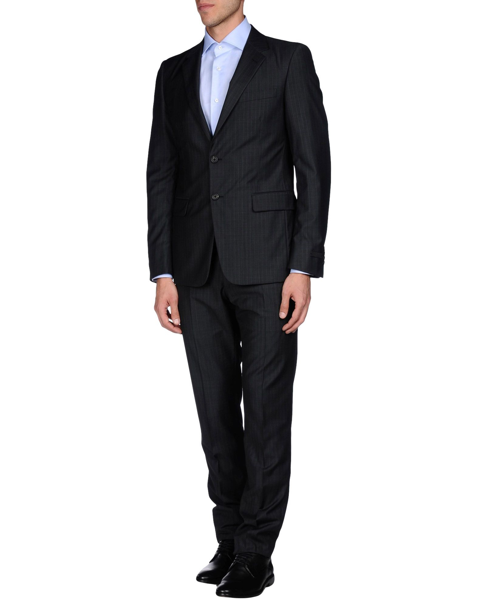 Prada Wool Suit in Steel Grey (Gray) for Men - Lyst