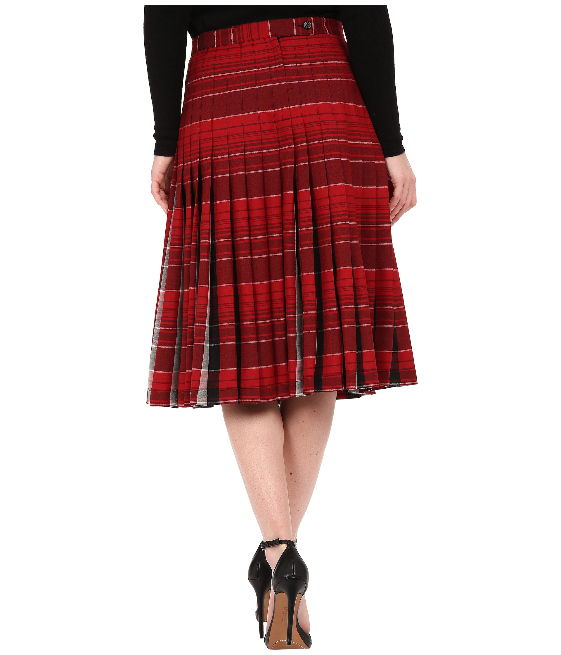 Pendleton Reversible Skirt in Red | Lyst