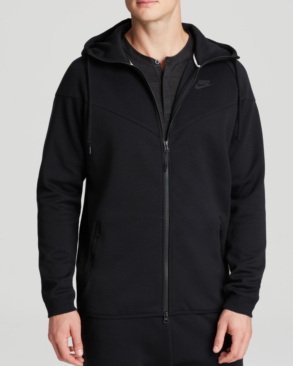 Lyst - Nike Tech Fleece Windrunner Sweatshirt in Black for Men