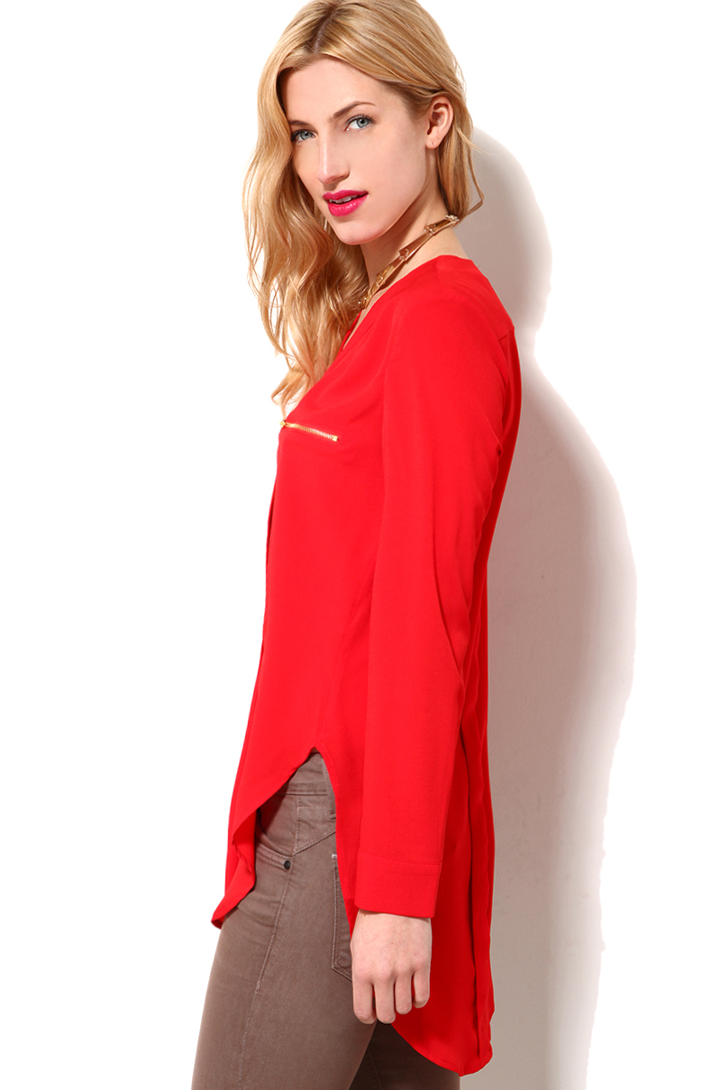 red tunic tops uk