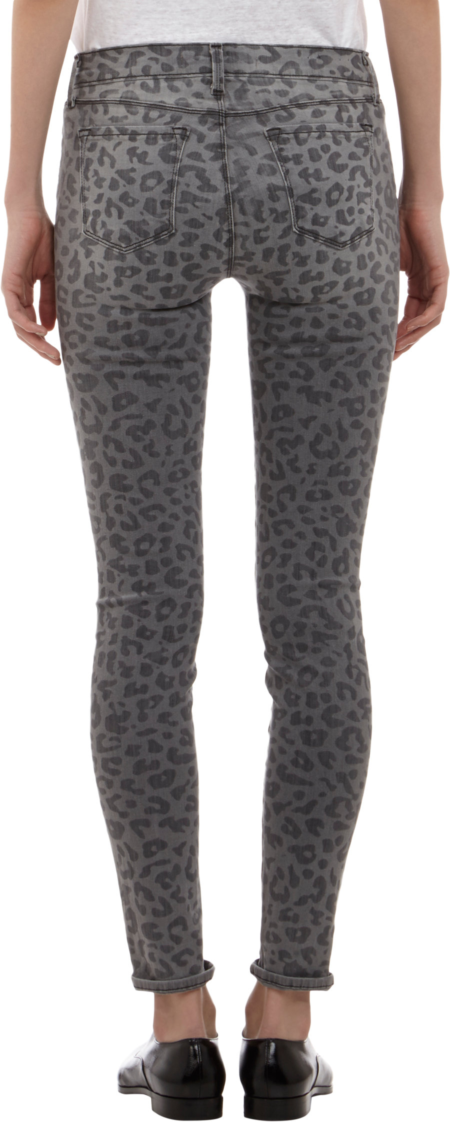 leopard skinny jeans