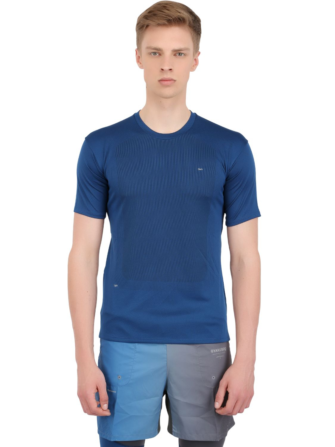 Lyst - Nike Drifit Sweat Map Running Tshirt in Blue for Men