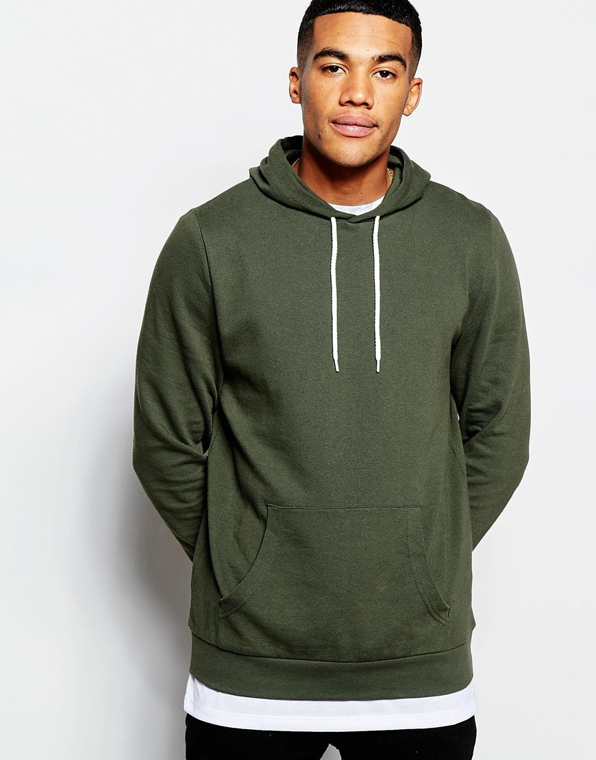 Lyst Asos iHoodiei In Khaki in Green ifor Meni