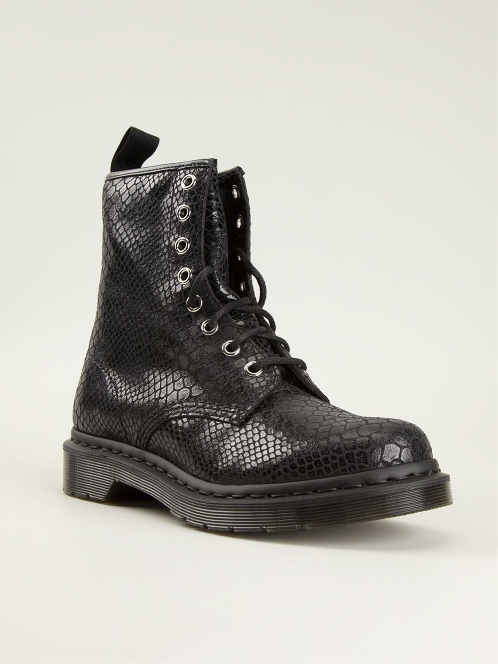 dr martens snakeskin chelsea boots