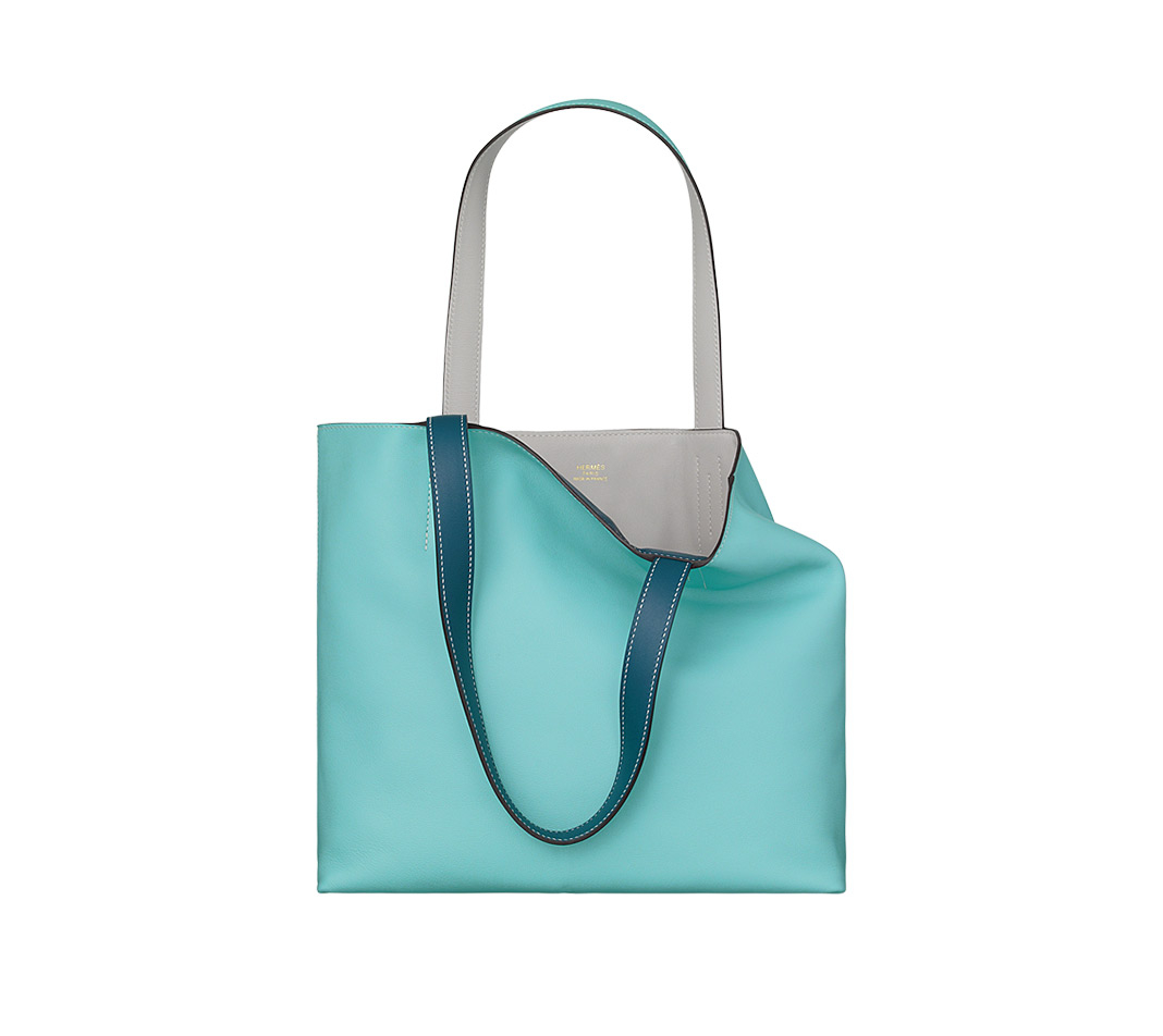 Herms Double Sens in Blue (BLEU ATOLL/GRIS) | Lyst  