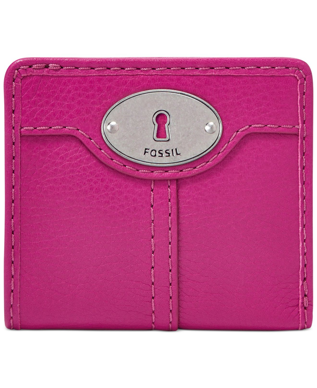 Fossil Marlow Leather Bifold Wallet in Purple (BRIGHT PURPLE) Lyst