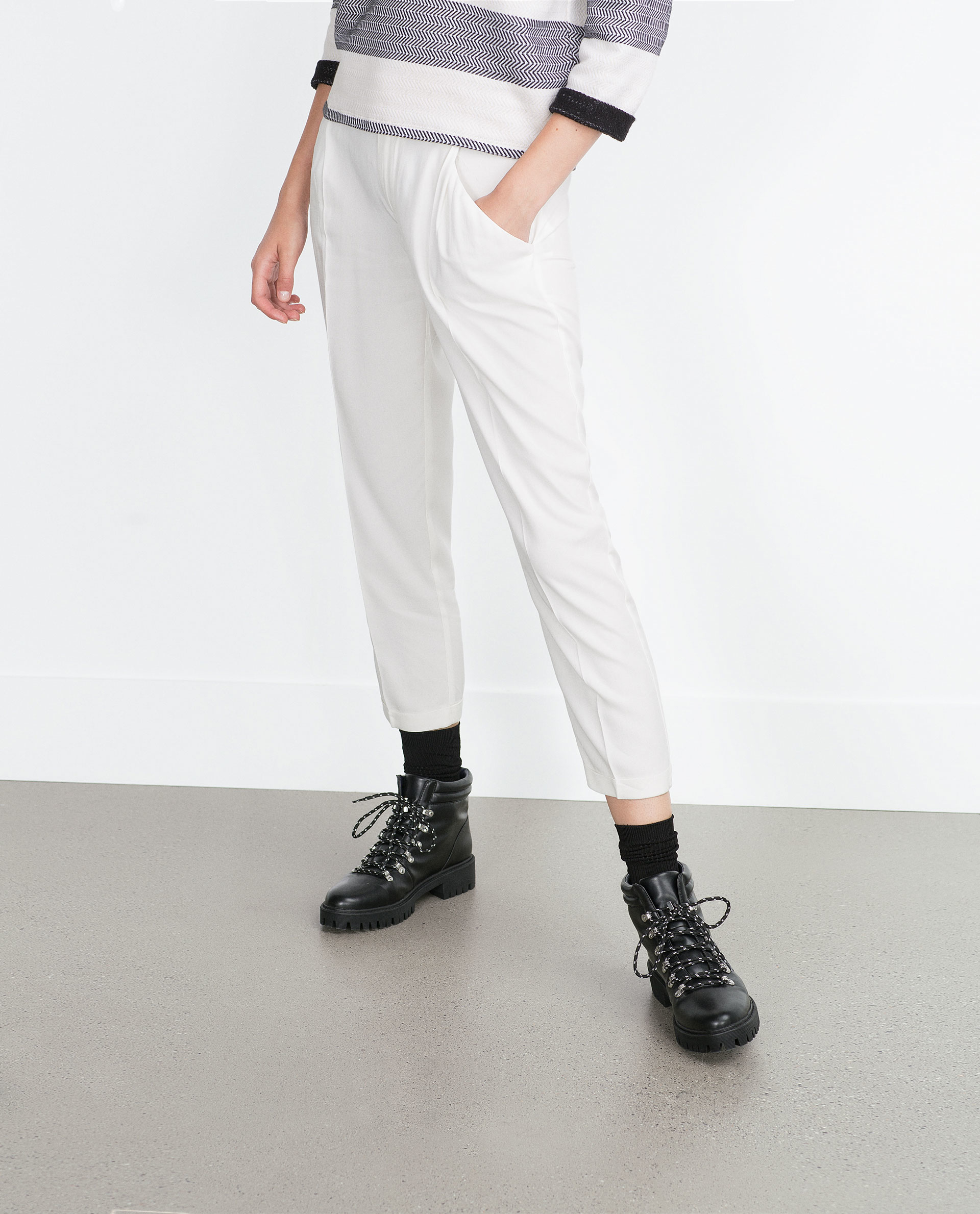 zara loose trousers