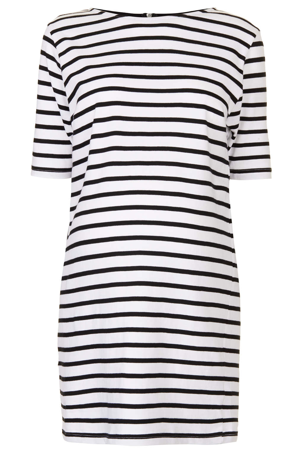 Lyst - Topshop Maternity Stripe Tunic in Black