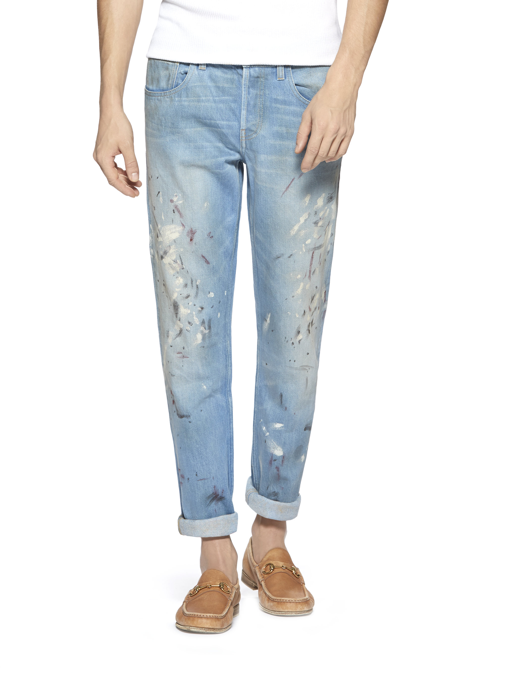 gucci jeans skinny,gucci blue stonewashed stretch denim skinny jeans ...